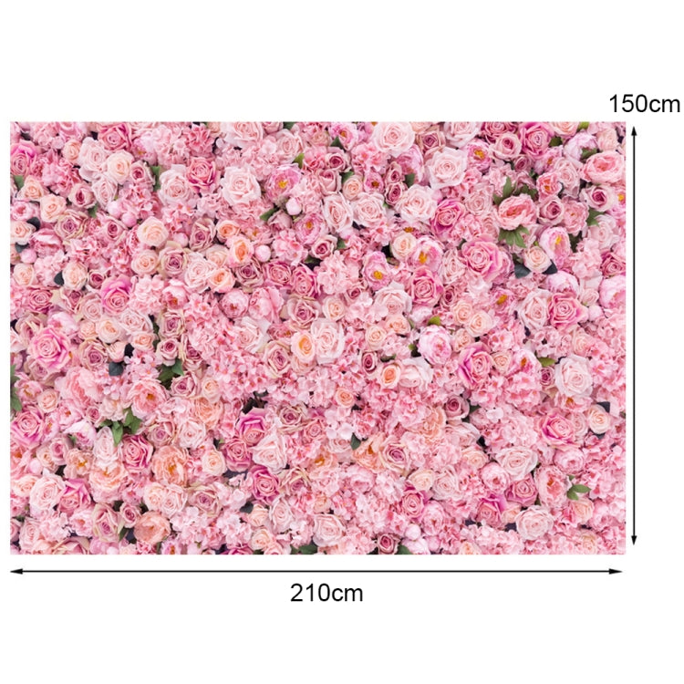 2.1m X 1.5m Pink Rose Wall Background Festive Party Photography Cloth - Valentines Day by PMC TechLife | Online Shopping South Africa | PMC TechLife