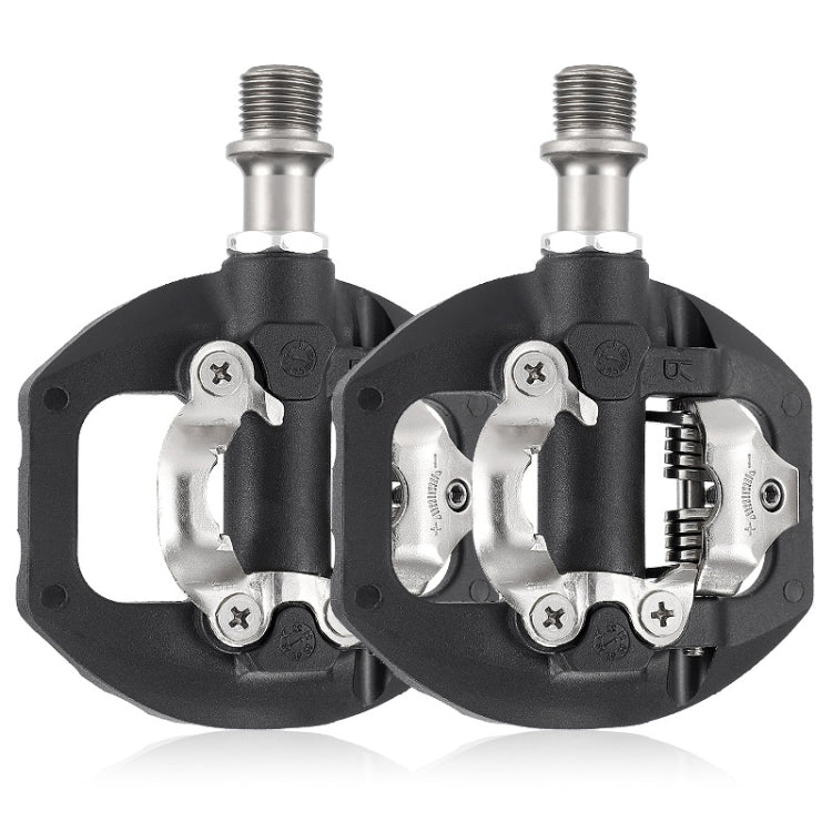 WEST BIKING Mountain Bike Aluminum Alloy Bearing Single-sided Self-locking Pedal(Black) - free shipping - PMc TechLife - Order now!