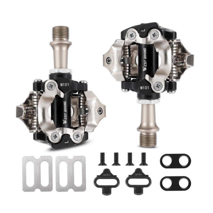WEST BIKING Mountain Bike Self-locking Bearing Lock Pedal Riding Accessories(Black) - free shipping - PMc TechLife - Order now!