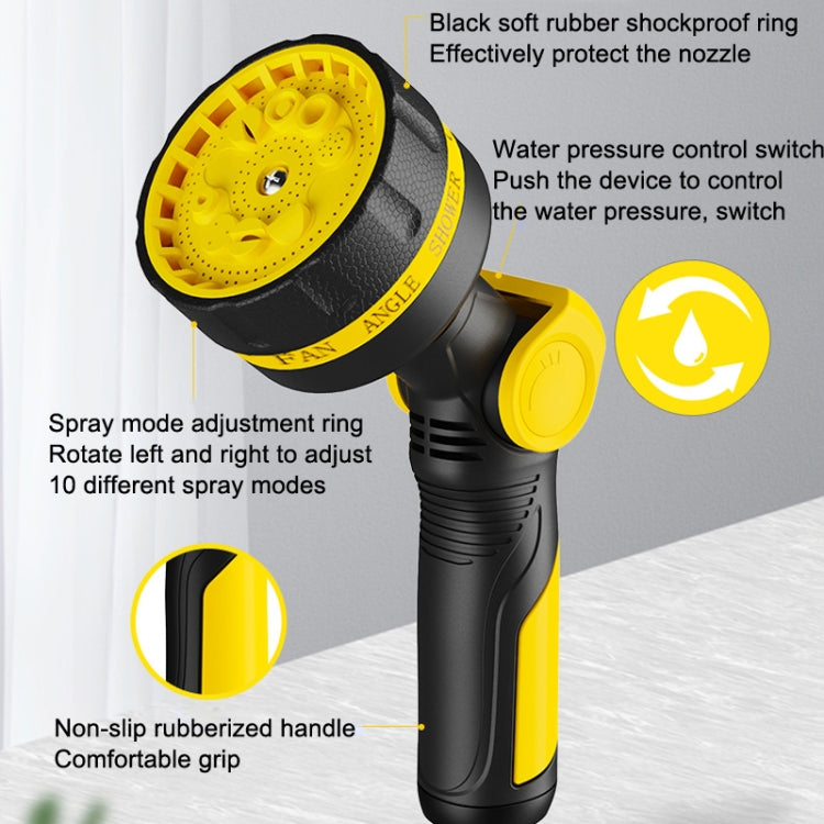 10 Functional Watering Sprinkler Head Household Water Pipe, Style: D6+4 Connector+5m 4-point Tube - Watering & Irrigation by PMC TechLife | Online Shopping South Africa | PMC TechLife | Buy Now Pay Later Mobicred
