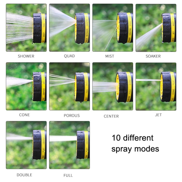 10 Functional Watering Sprinkler Head Household Water Pipe, Style: D6+4 Connector+50m 4-point Tube - Watering & Irrigation by PMC TechLife | Online Shopping South Africa | PMC TechLife | Buy Now Pay Later Mobicred