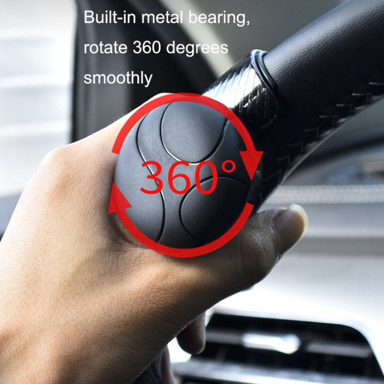 2PCS Automotive Silicone Bearing Steering Wheel Booster(Black) - Steering Wheel Accessories by PMC TechLife | Online Shopping South Africa | PMC TechLife | Buy Now Pay Later Mobicred