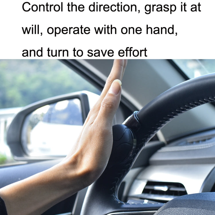 2PCS Automotive Silicone Bearing Steering Wheel Booster(Black) - Steering Wheel Accessories by PMC TechLife | Online Shopping South Africa | PMC TechLife | Buy Now Pay Later Mobicred