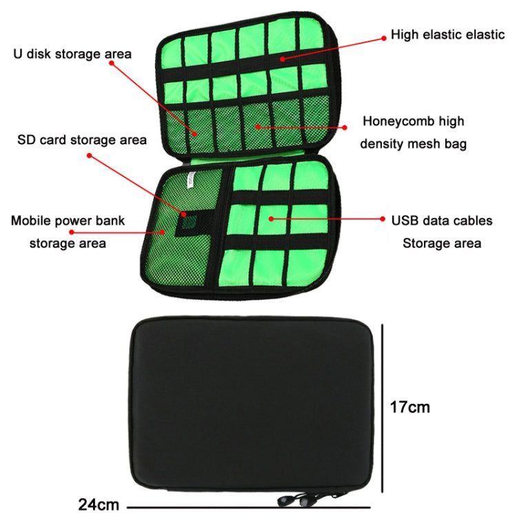 Multifunctional Portable Mobile Phone Digital Accessories U Disk Storage Bag, Color: Royal Blue - Other by PMC TechLife | Online Shopping South Africa | PMC TechLife | Buy Now Pay Later Mobicred