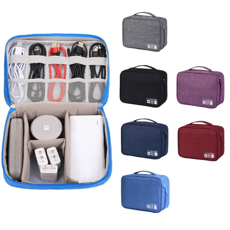 Multifunctional Cationic Digital U Disk Data Cable Storage Bag(Grey) - Other by PMC TechLife | Online Shopping South Africa | PMC TechLife | Buy Now Pay Later Mobicred