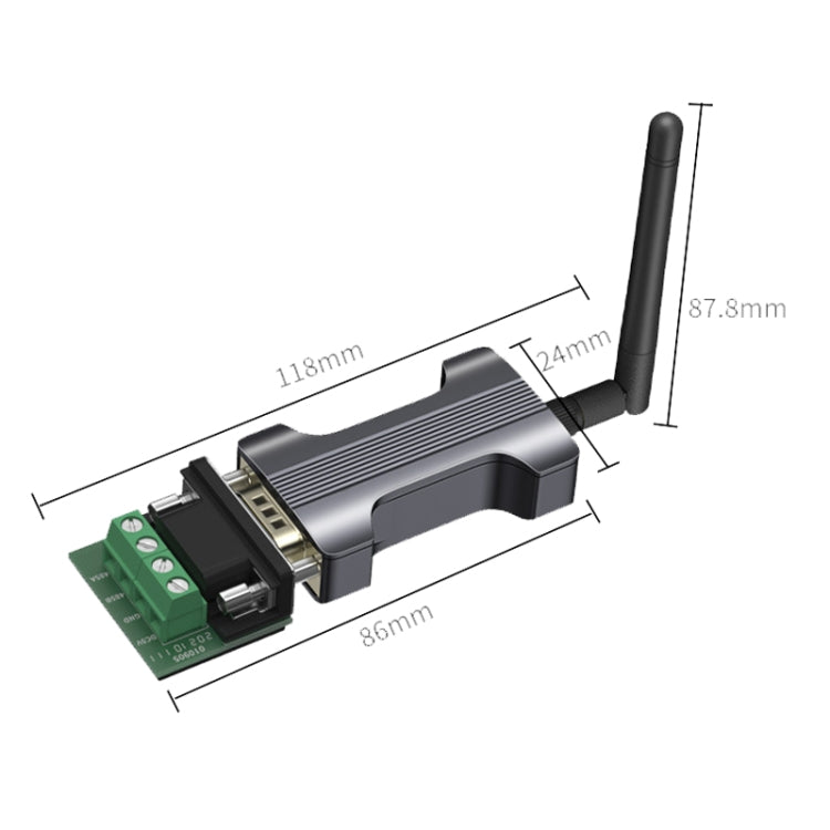 DTECH IOT5060A RS485 To LORA Serial Port Wireless Transmission Module - free shipping - PMC Jewellery - Order now!