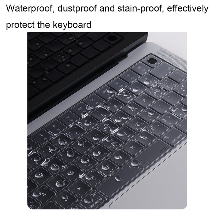 JRC Waterproof Laptop Keyboard Film For MacBook Pro 14 A2442 - Keyboard Protector by JRC | Online Shopping South Africa | PMC TechLife | Buy Now Pay Later Mobicred