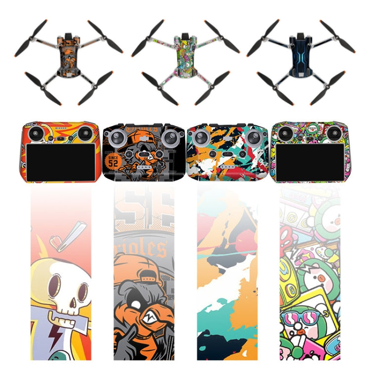 Sunnylife Drone+Remote Control Protective Sticker For DJI Mini 3 Pro RC Version(Cute Pig) - Stickers by Sunnylife | Online Shopping South Africa | PMC TechLife | Buy Now Pay Later Mobicred
