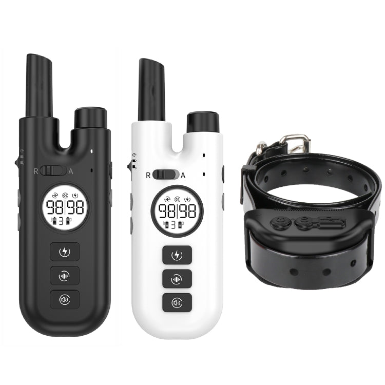 Intelligent Remote Control Dog Trainer Automatic Barking Stop Collar(White) - Training Aids by PMC TechLife | Online Shopping South Africa | PMC TechLife | Buy Now Pay Later Mobicred