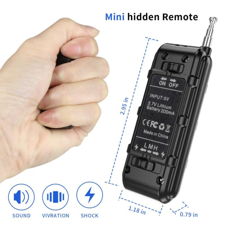 Electronic Dog Trainer Rechargeable Pet Remote Control Bark Stopper, Specification: 1 Drag 2 - Training Aids by PMC TechLife | Online Shopping South Africa | PMC TechLife | Buy Now Pay Later Mobicred