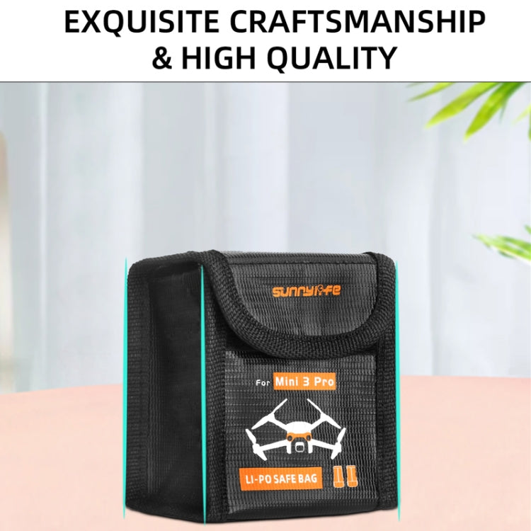 Sunnylife  Battery Explosion-proof Bag Storage Bag for DJI Mini 3 Pro,Size: Can Hold 2 Batteries - Carry Cases & Bags by Sunnylife | Online Shopping South Africa | PMC TechLife | Buy Now Pay Later Mobicred