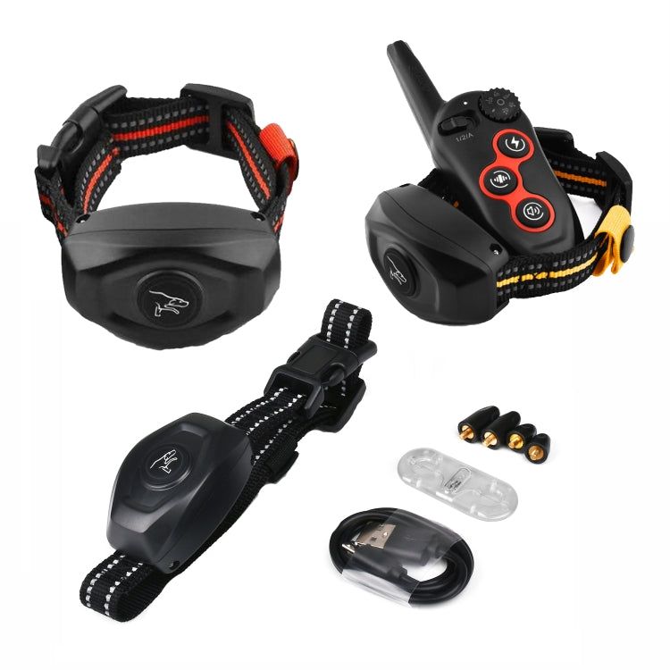Remote Control Trainer Dog Collar Automatic Barking Stopper, Specification: 1 Drag 1 Black - Training Aids by PMC TechLife | Online Shopping South Africa | PMC TechLife
