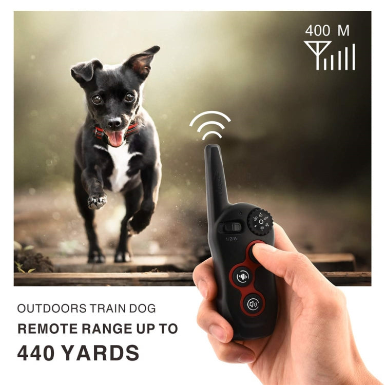 Remote Control Trainer Dog Collar Automatic Barking Stopper, Specification: 1 Drag 1 Black - Training Aids by PMC TechLife | Online Shopping South Africa | PMC TechLife