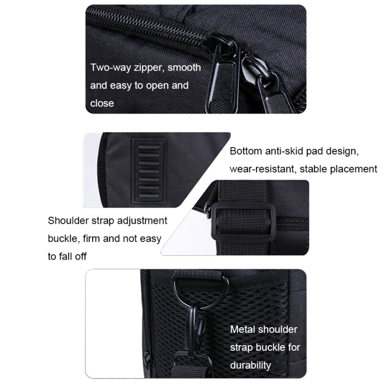 JRC MR70 SLR Single-shoulder Messenger Bag, Size: L(Black) - free shipping - PMC TechLife - Order now!