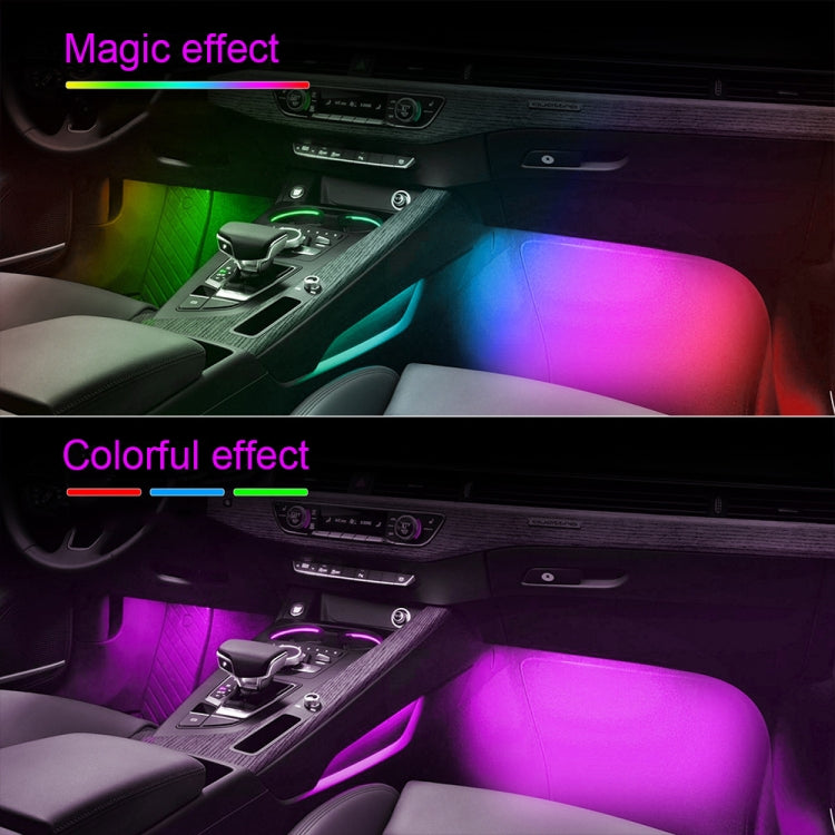 SKS-JZ-10 Symphony Car USB Foot Atmosphere Light(76 Lights) - Atmosphere lights by PMC TechLife | Online Shopping South Africa | PMC TechLife | Buy Now Pay Later Mobicred