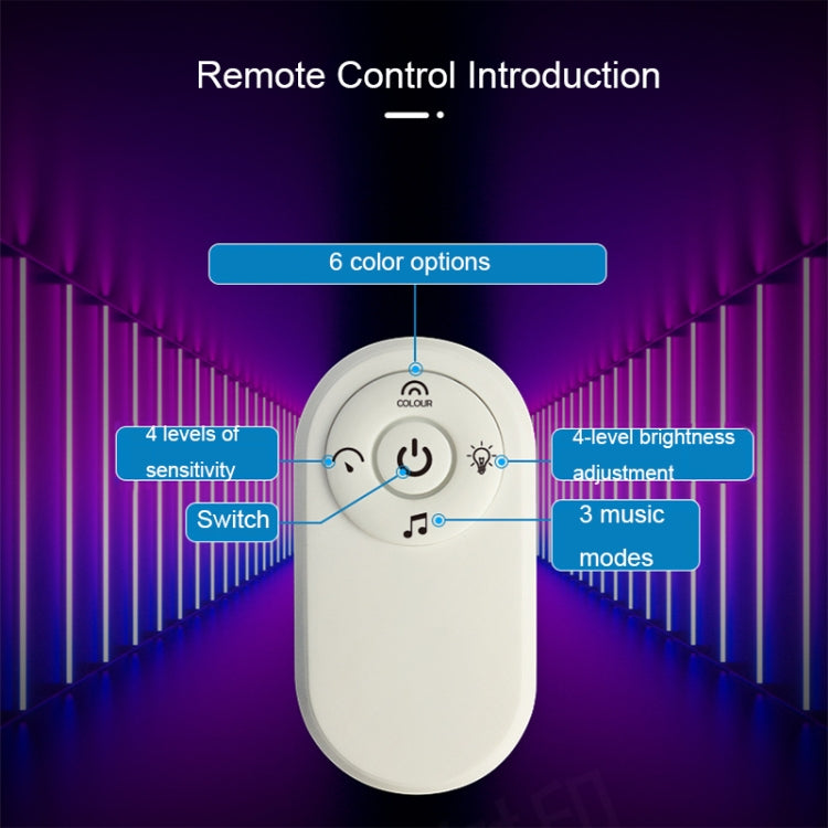 SKS-JZ-10 Symphony Car USB Foot Atmosphere Light(76 Lights) - Atmosphere lights by PMC TechLife | Online Shopping South Africa | PMC TechLife | Buy Now Pay Later Mobicred