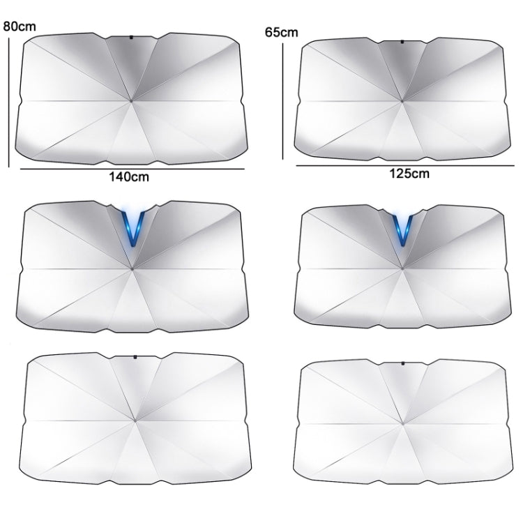 Car Windshield Telescopic Folding Thermal Insulation Parasol, Size: Open Style Small - Window Foils & Solar Protection by PMC TechLife | Online Shopping South Africa | PMC TechLife