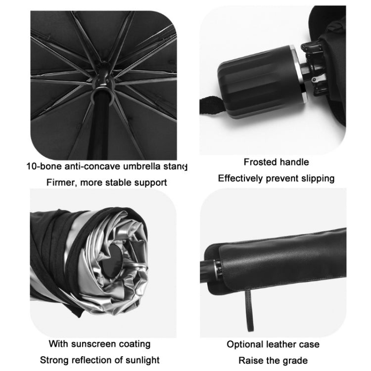 Car Windshield Telescopic Folding Thermal Insulation Parasol, Size: Silver Coated Large - free shipping - PMC TechLife - Order now!