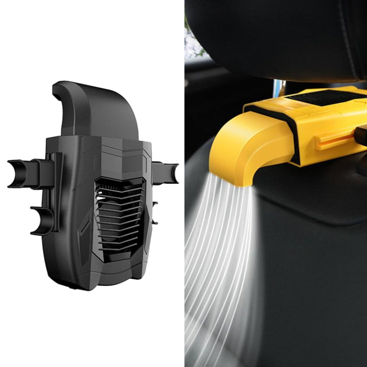 F415 Car Multifunctional Seat Back USB Fan(Black) - Heating & Fans by PMC TechLife | Online Shopping South Africa | PMC TechLife | Buy Now Pay Later Mobicred