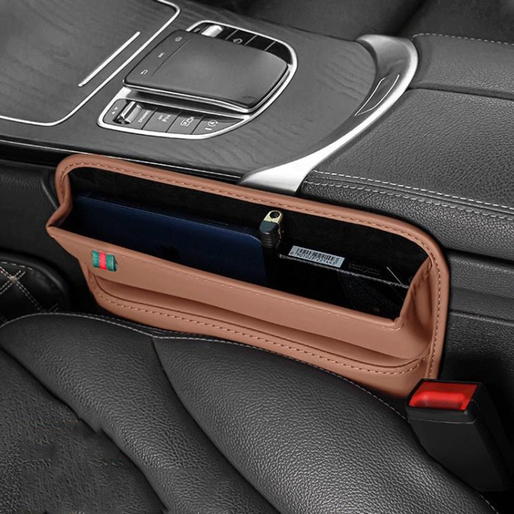 Car Seat Sewing Box Central Control Slot Storage Bag(Brown) - Stowing Tidying by PMC TechLife | Online Shopping South Africa | PMC TechLife | Buy Now Pay Later Mobicred