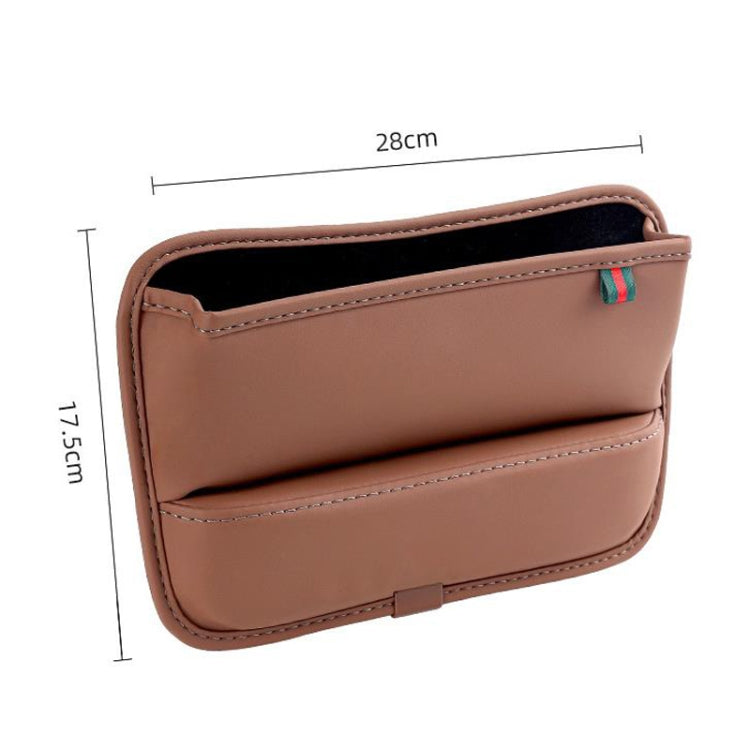 Car Seat Sewing Box Central Control Slot Storage Bag(Beige) - Stowing Tidying by PMC TechLife | Online Shopping South Africa | PMC TechLife | Buy Now Pay Later Mobicred