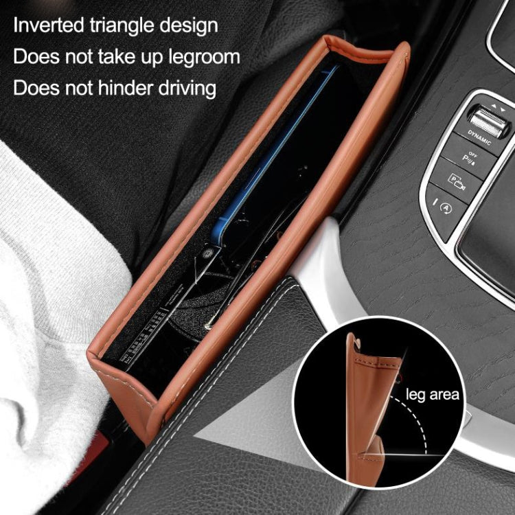 Car Seat Sewing Box Central Control Slot Storage Bag(Beige) - Stowing Tidying by PMC TechLife | Online Shopping South Africa | PMC TechLife | Buy Now Pay Later Mobicred