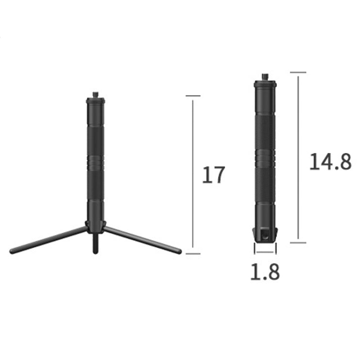 Foldable Portable Aluminum Alloy Tripod Light Stand Mobile Phone Live Tripod(Black) - Stand by PMC TechLife | Online Shopping South Africa | PMC TechLife | Buy Now Pay Later Mobicred