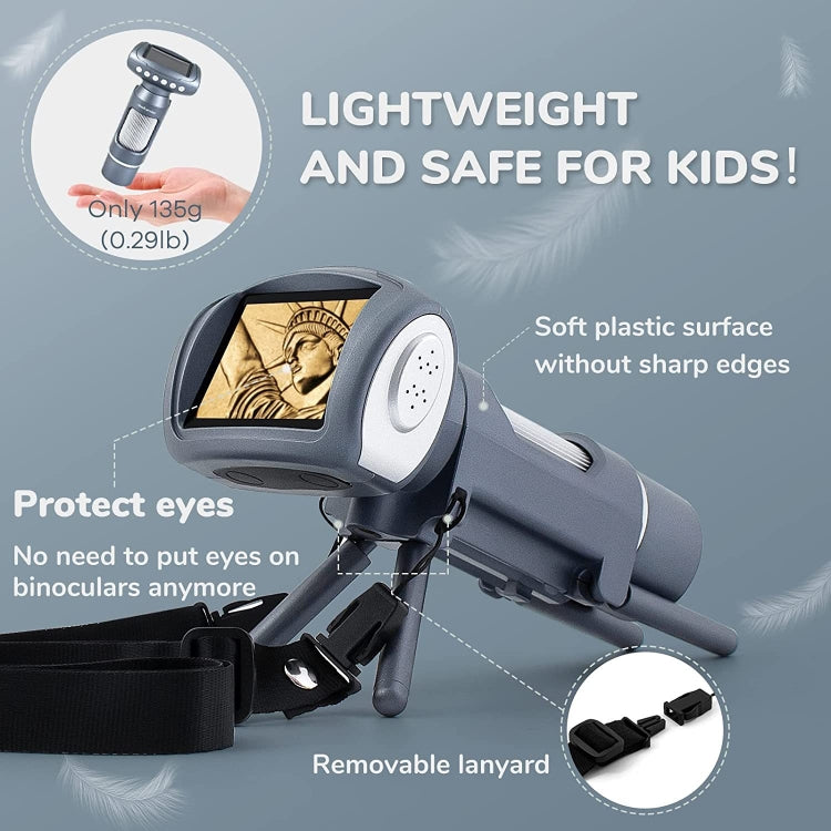 Children Camera Microscope USB Electronic Microscope Digital Magnifying Glass(Pink) - free shipping - PMC Jewellery - Order now!