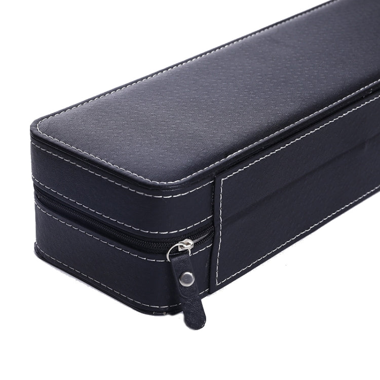 6 Bit Zipper Watch Box Storage Display Box PU Zipper Bag Watch Box(Black) - free shipping - PMC TechLife - Order now!