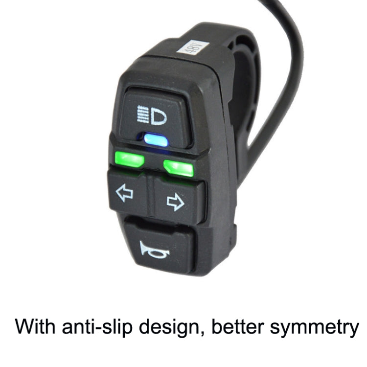 3 In 1 Switch Mountain Car Skateboard Horn Headlights Turn Switch(36V) - Electrical Instruments by PMC TechLife | Online Shopping South Africa | PMC TechLife | Buy Now Pay Later Mobicred