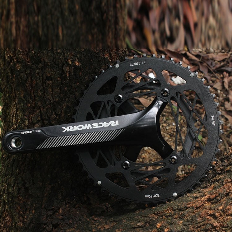 RACEWORK RKRFA Road Bike Aluminum Alloy 22-speed Crankset, Spec: 50-34T with BB - free shipping - PMc TechLife - Order now!