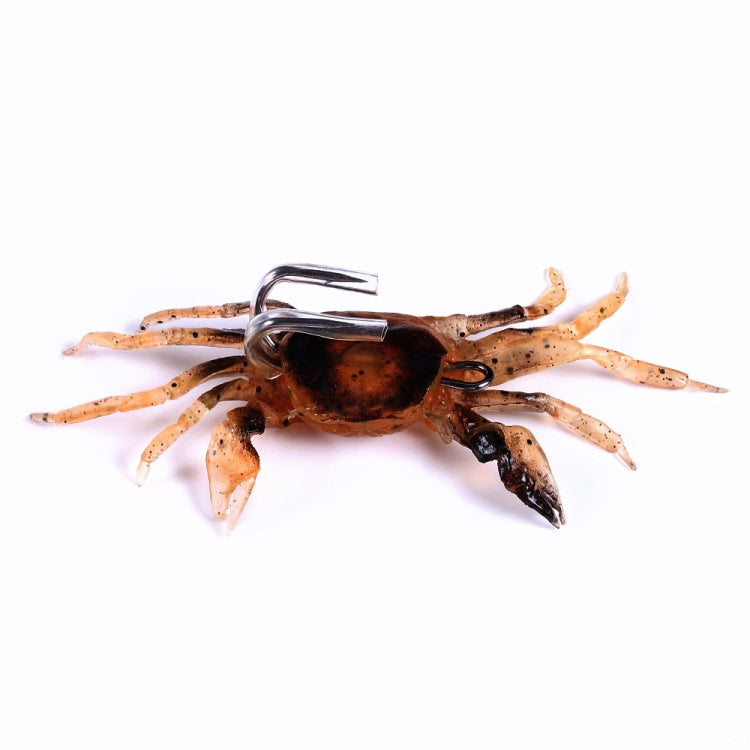 3 PCS HENGJIA SO068 Submerged Crab Hook Anti-hanging Bottom Ice Fishing Bait, Color: 10cm 30g Orange - Fishing Lures by HENGJIA | Online Shopping South Africa | PMC TechLife