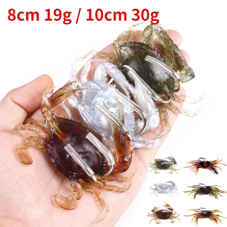 3 PCS HENGJIA SO068 Submerged Crab Hook Anti-hanging Bottom Ice Fishing Bait, Color: 10cm 30g Orange - Fishing Lures by HENGJIA | Online Shopping South Africa | PMC TechLife