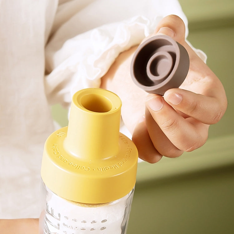 Quantitative Sugar Control Bottle Sugar Jar Dust-proof Sealed Seasoning Bottle With Lid(White) - Condiment Bottles & Hip Flasks by PMC TechLife | Online Shopping South Africa | PMC TechLife