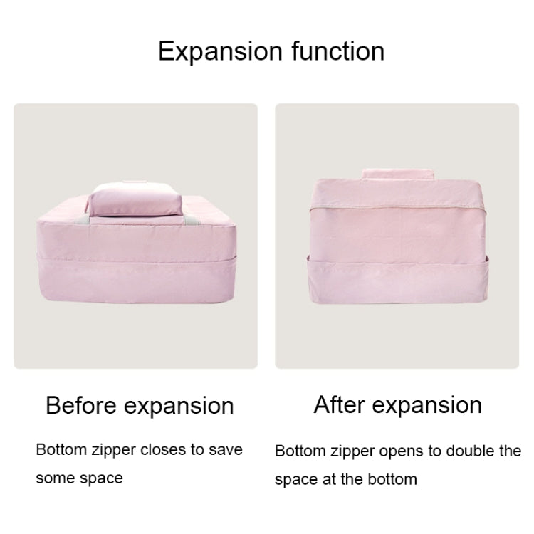RH2202 Portable Foldable Travel Bag with Expansion Function(Pink) - Storage Bags by PMC TechLife | Online Shopping South Africa | PMC TechLife | Buy Now Pay Later Mobicred