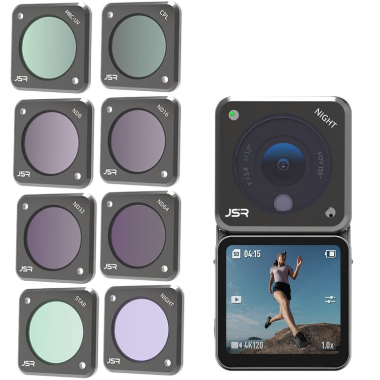 JUNESTAR Action Camera Filters For DJI Action 2,Style:  ND16PL - free shipping - PMC TechLife - Order now!