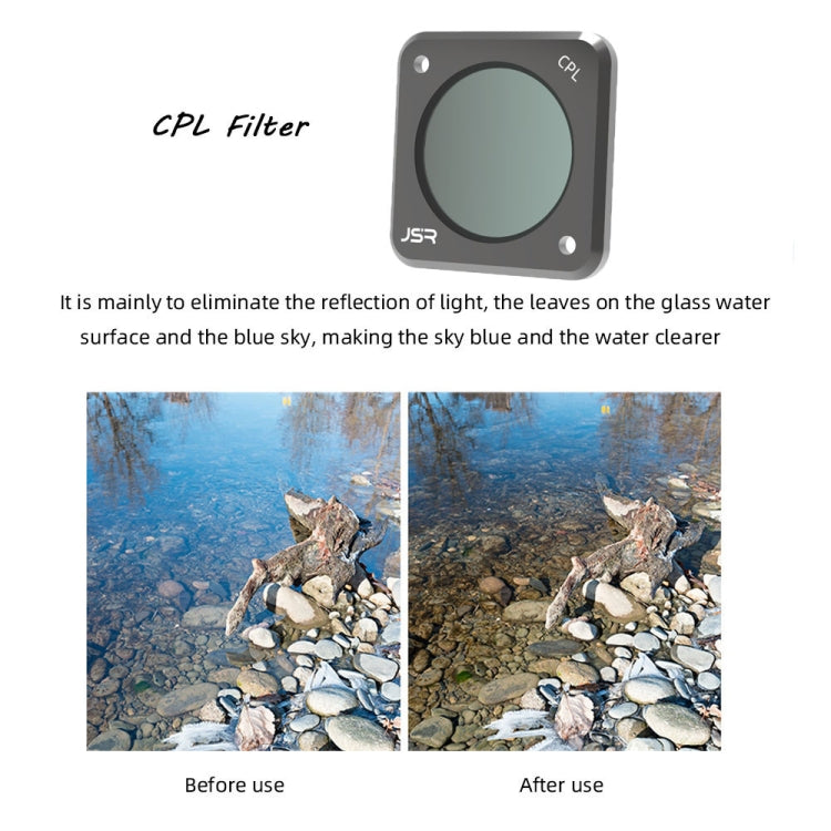 JUNESTAR Action Camera Filters For DJI Action 2,Style: CS-6IN1 - Lens Filter by JUNESTAR | Online Shopping South Africa | PMC TechLife | Buy Now Pay Later Mobicred