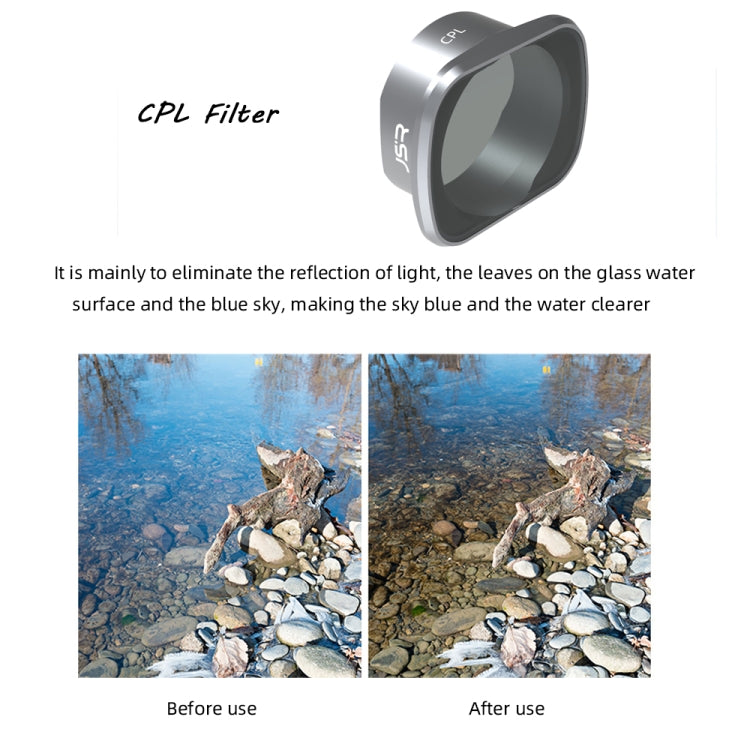 JUNESTAR  Drone Filters For DJI FPV COMBO ,Model: CPL+ND8+ND16 - free shipping - PMC TechLife - Order now!
