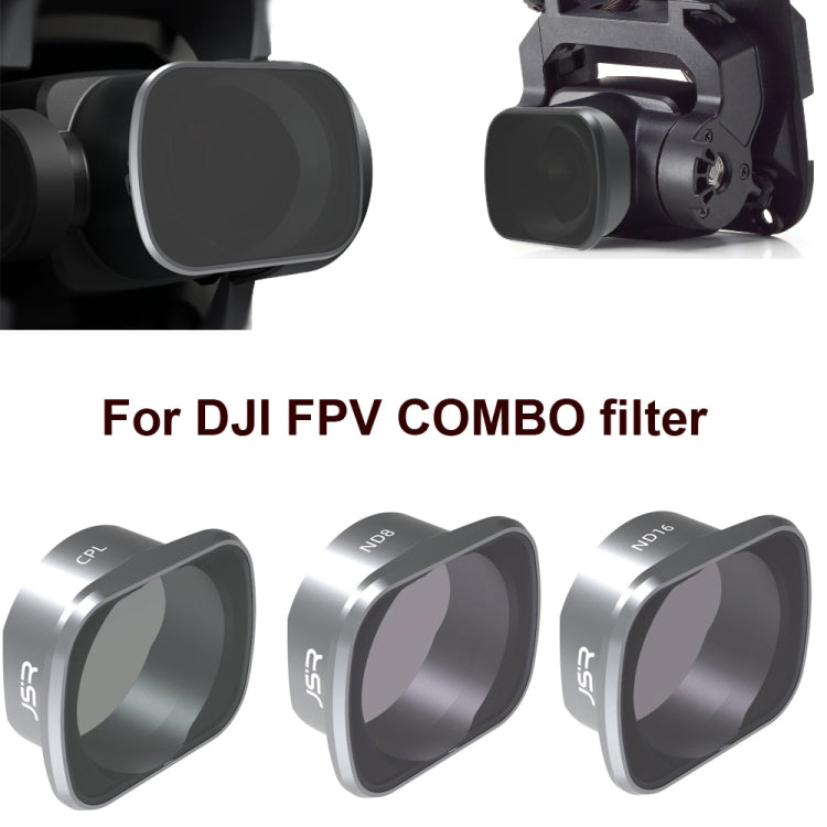 JUNESTAR  Drone Filters For DJI FPV COMBO ,Model: ND4+ND8+ND16+ND32 - Lens Accessories by PMC TechLife | Online Shopping South Africa | PMC TechLife | Buy Now Pay Later Mobicred