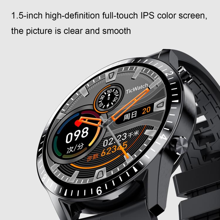 I9 1.5 Inch Heart Rate/Blood Pressure/Blood Oxygen Monitoring Watch, Color: Silver Steel - Smart Watches by PMC TechLife | Online Shopping South Africa | PMC TechLife | Buy Now Pay Later Mobicred