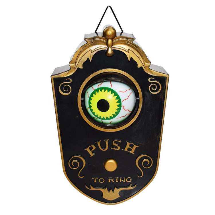 Halloween One-eyed Doorbell Glowing Horror Sound Decoration Pendant Black - Prop Decorations by PMC TechLife | Online Shopping South Africa | PMC TechLife