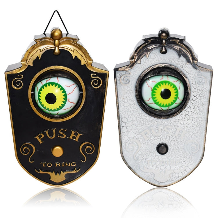 Halloween One-eyed Doorbell Glowing Horror Sound Decoration Pendant Black - Prop Decorations by PMC TechLife | Online Shopping South Africa | PMC TechLife
