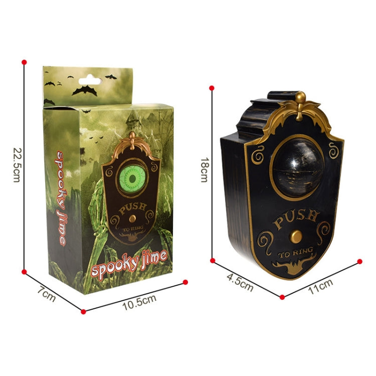 Halloween One-eyed Doorbell Glowing Horror Sound Decoration Pendant Black - Prop Decorations by PMC TechLife | Online Shopping South Africa | PMC TechLife