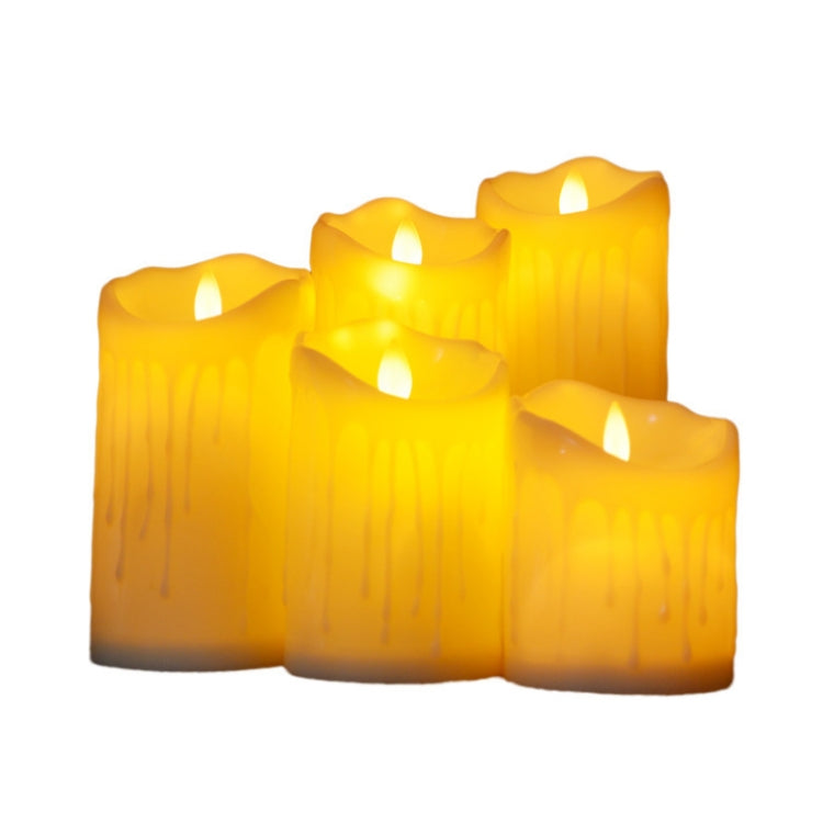 LED Electronic Candle Lights Halloween Christmas Decoration Props, Size: 7.5x17.5cm(Plastic Tears Candle Lights) - free shipping - PMc TechLife - Order now!