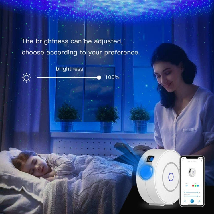 WiFi Graffiti Smart Circular Star Projection Light Home Theater Atmosphere Light(UK Plug) - free shipping - PMC TechLife - Order now!