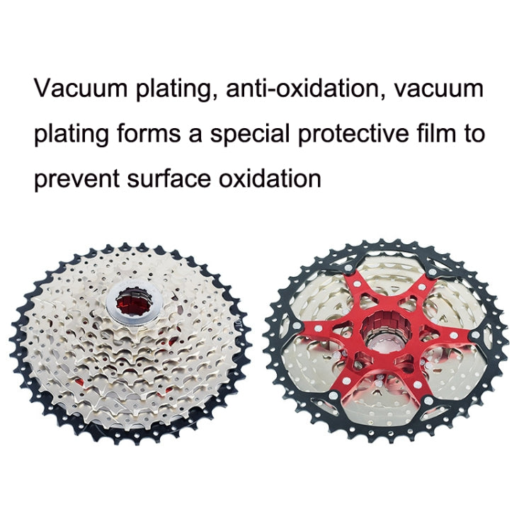 VG Sports Split Mountain Bike Lightweight Cassette Flywheel, Style: 9 Speed 42T (Silver) - free shipping - PMc TechLife - Order now!