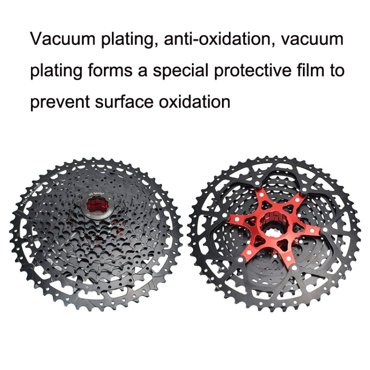 VG Sports Split Mountain Bike Lightweight Cassette Flywheel, Style: 12 Speed 52T (Black) - free shipping - PMc TechLife - Order now!