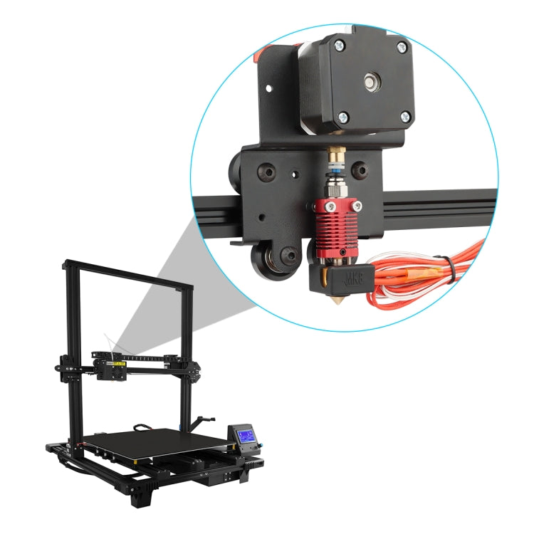 3D Printer Extruder Retrofit Kit For Ender3/CR10, Style: Installation Board+Extrusion Machine - Parts by PMC TechLife | Online Shopping South Africa | PMC TechLife | Buy Now Pay Later Mobicred