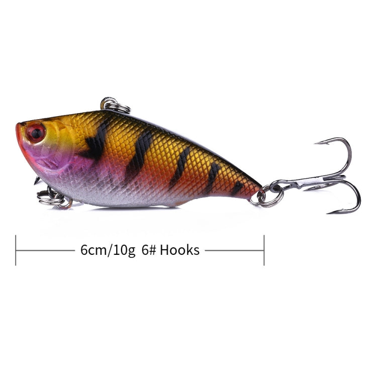 HENGJIA VI022 10g 6cm Plastic VIB Lure Hard Bait With Sound Beads(2) - Fishing Lures by HENGJIA | Online Shopping South Africa | PMC TechLife | Buy Now Pay Later Mobicred