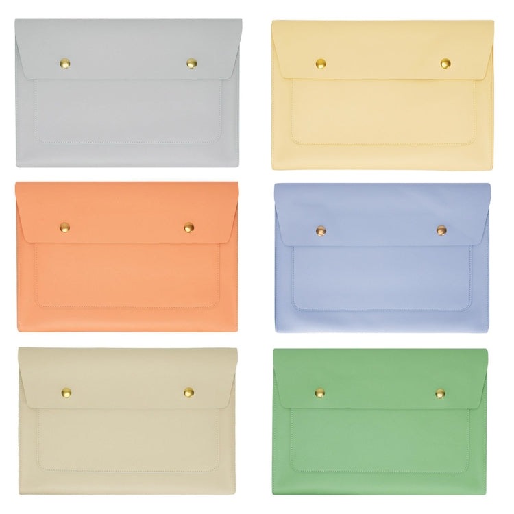 S178 3 In 1 Leather Waterproof Laptop Liner Bag, Size: 14 inches(Baby Blue) - 14.1 inch by PMC Jewellery | Online Shopping South Africa | PMC Jewellery | Buy Now Pay Later Mobicred